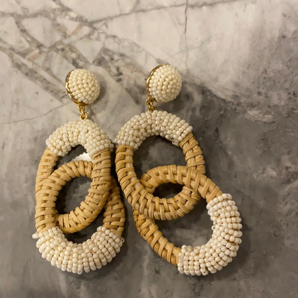 Bauble bar wicker earrings